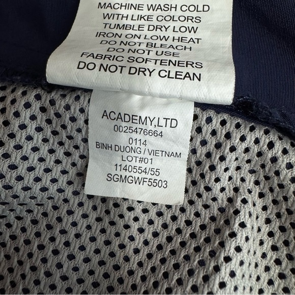 Magellan Outdoors Navy Blue Fish Gear Mag Repel Drawstring Shorts - Picture 8 of 8